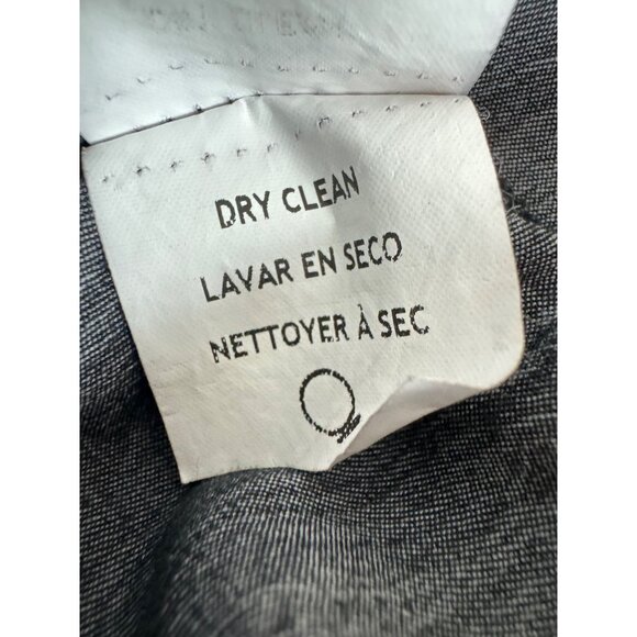 Tiana B Grey Ruffle Wrap Dress Spring Summer Office‎ Career Work Evening Size L - Picture 8 of 8